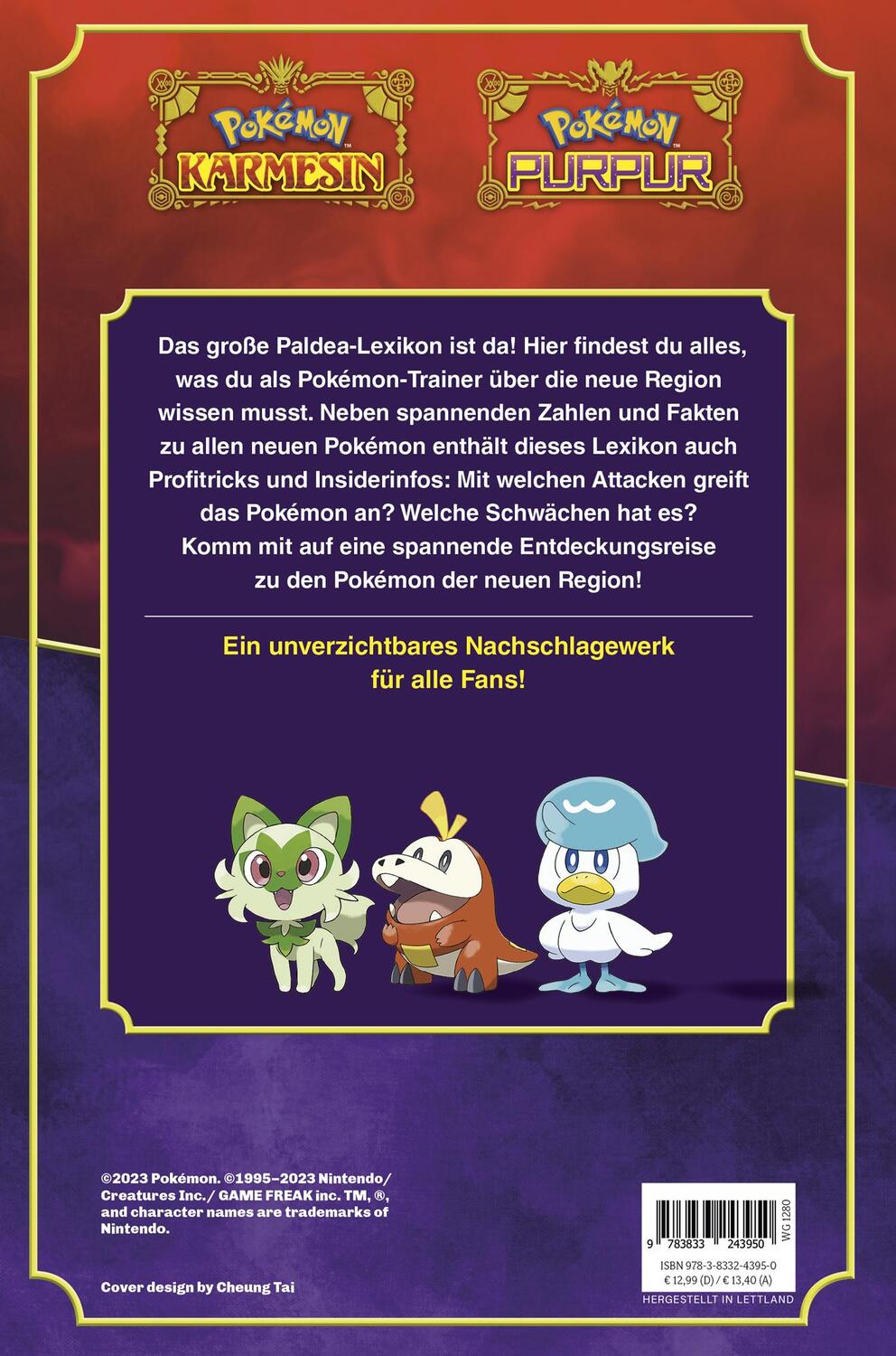 Rückseite: 9783833243950 | Pokémon: Das große Paldea-Lexikon | Pokémon | Taschenbuch | 224 S.