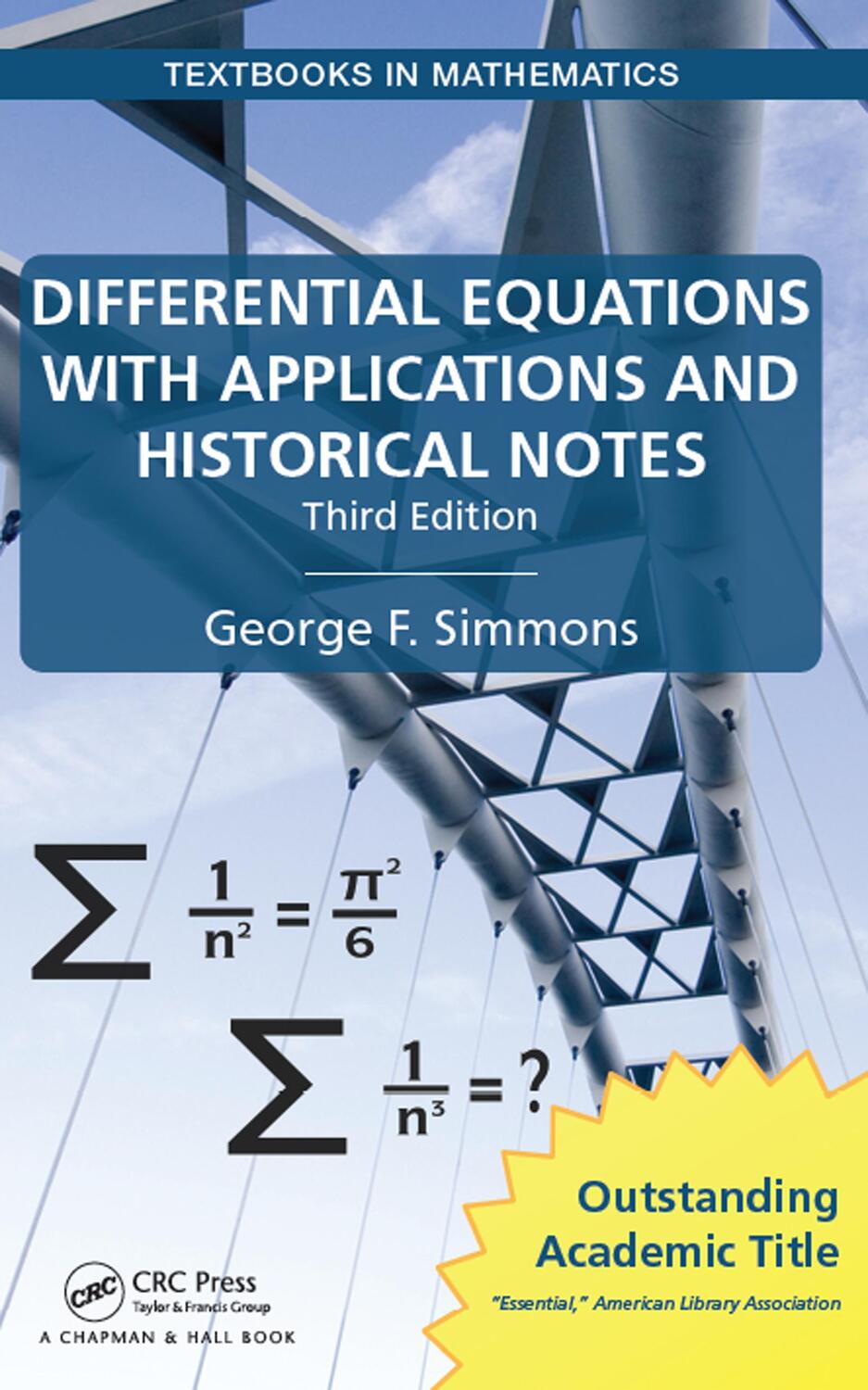 Cover: 9781498702591 | Differential Equations with Applications and Historical Notes | Buch