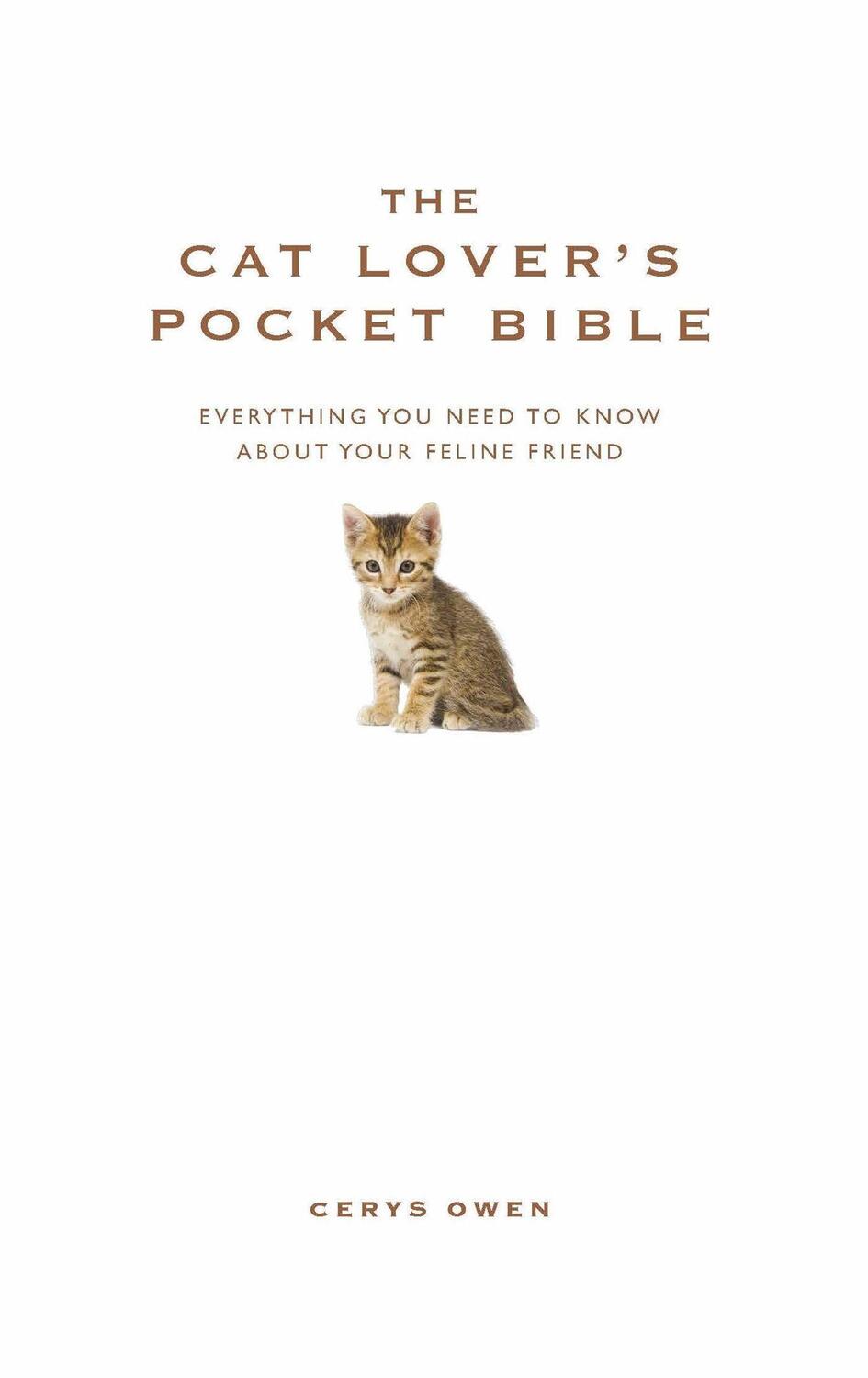 Cover: 9781907087059 | The Cat Lover's Pocket Bible | Cerys Owen | Buch | Gebunden | Englisch