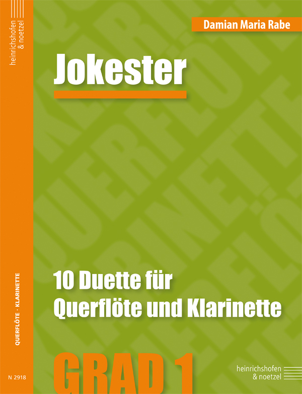 Cover: 9790204429189 | Jokester, Spielpartitur | Damian Maria Rabe | 2020 | Heinrichshofen