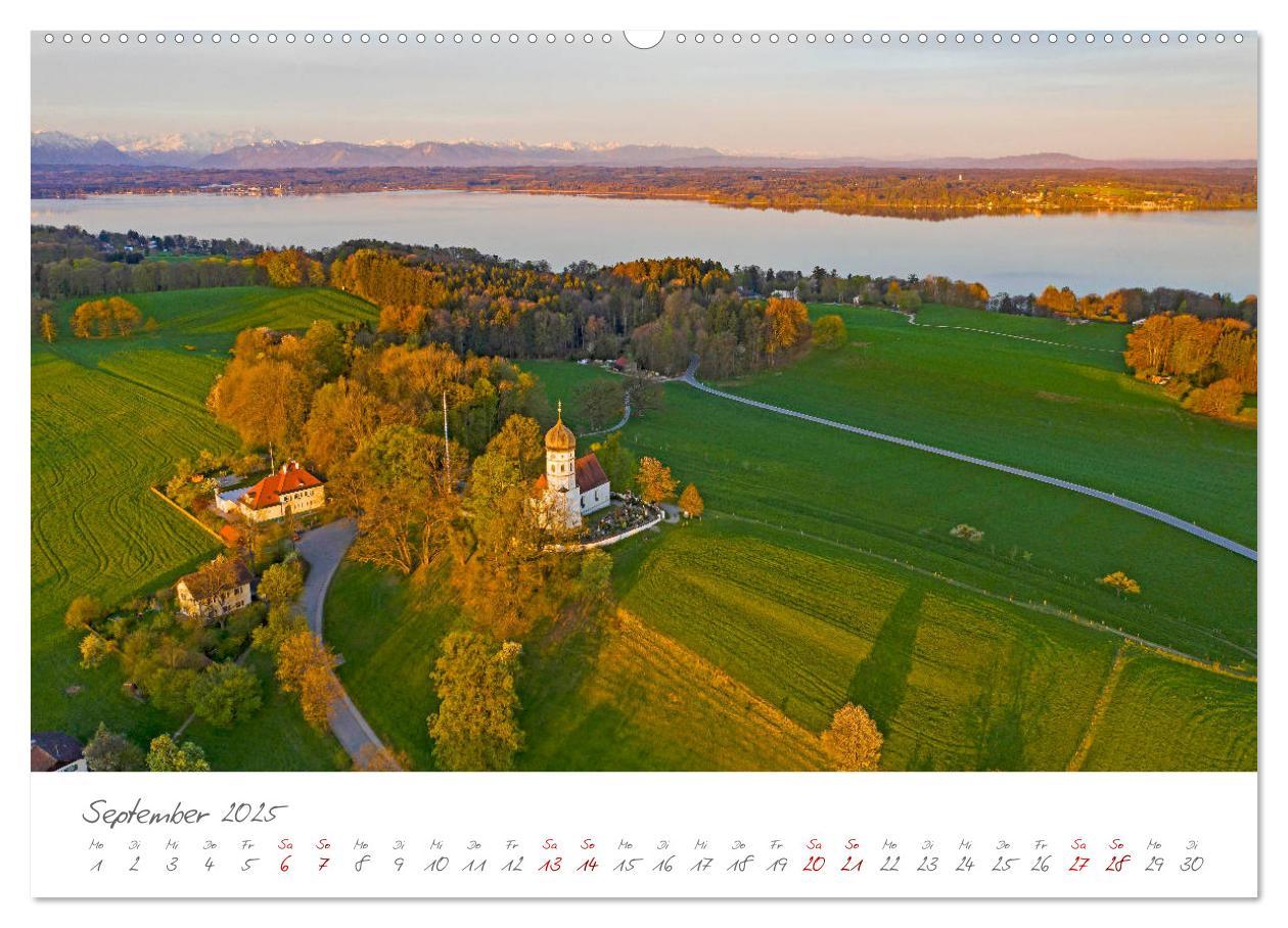 Bild: 9783435194926 | Das Fünf-Seen-Land Oberbayern (Wandkalender 2025 DIN A2 quer),...