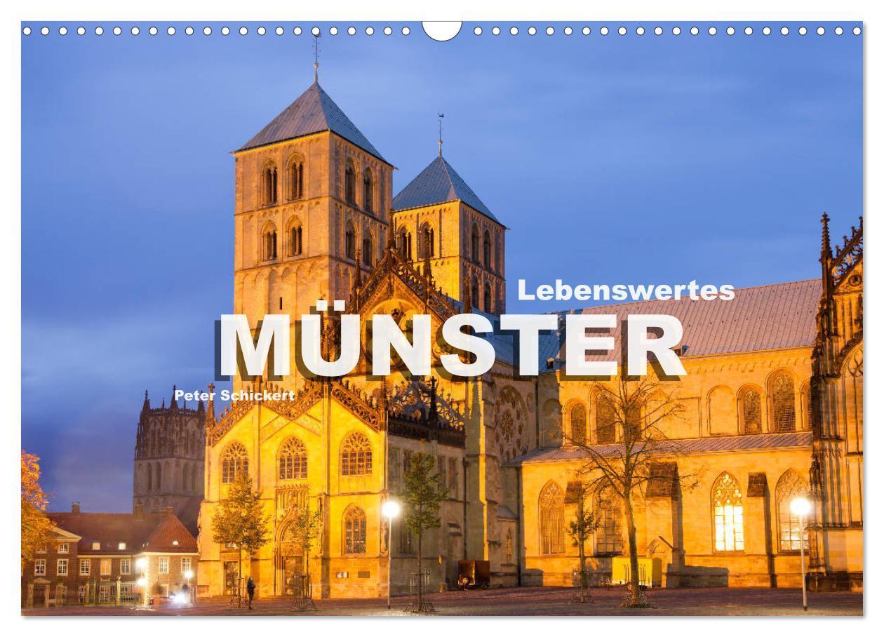 Cover: 9783435260584 | Lebenswertes Münster (Wandkalender 2025 DIN A3 quer), CALVENDO...