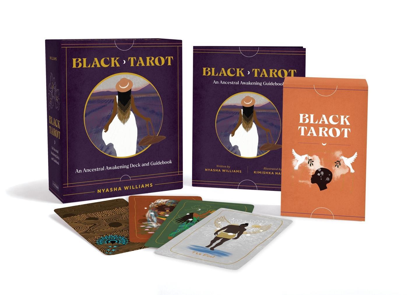 Cover: 9780762479696 | Black Tarot | An Ancestral Awakening Deck and Guidebook | Williams