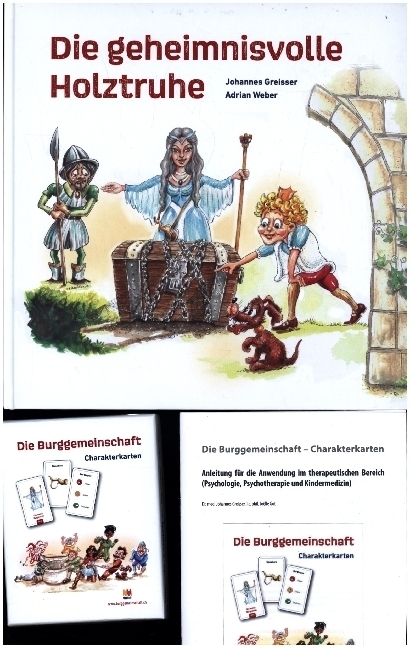 Cover: 9783855805679 | Die Burggemeinschaft - Buch und Charakterkarten T, m. 2 Buch, m. 1...