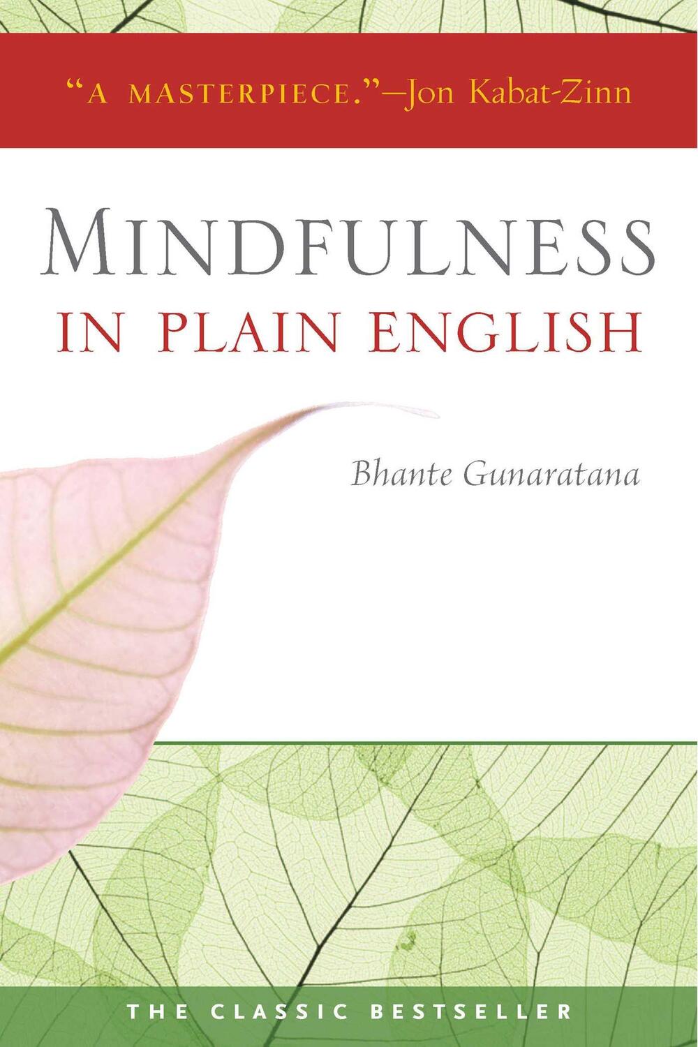 Cover: 9780861719068 | Mindfulness in Plain English | 20th Anniversary Edition | Gunaratana