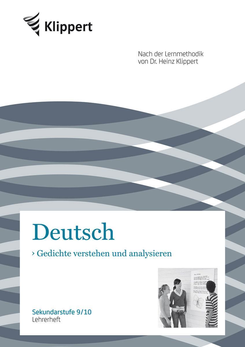 Cover: 9783403090472 | Gedichte verstehen und analysieren. Lehrerheft. (9 und 10. Klasse)