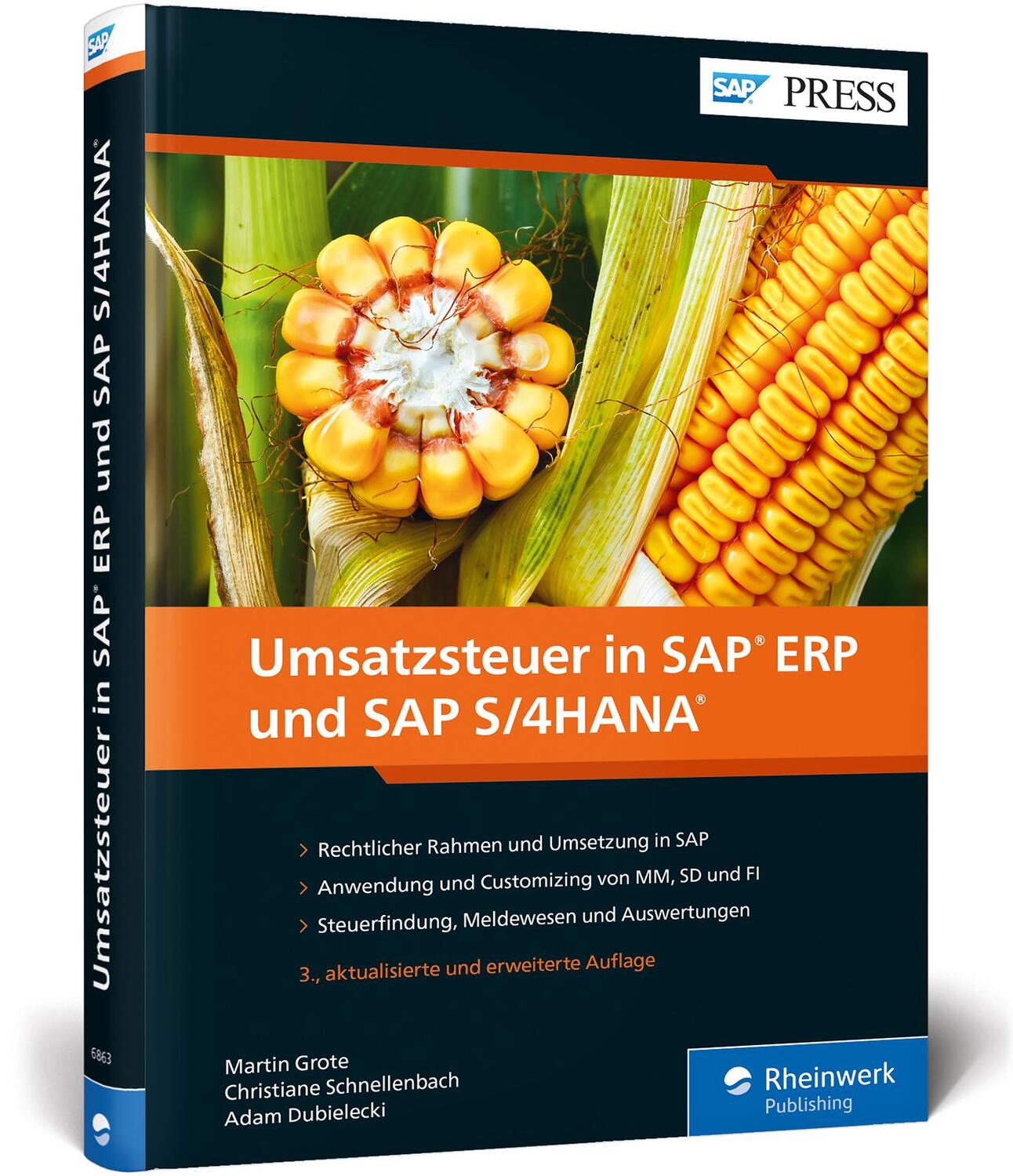 Cover: 9783836268639 | Umsatzsteuer in SAP ERP und SAP S/4HANA | Martin Grote (u. a.) | Buch