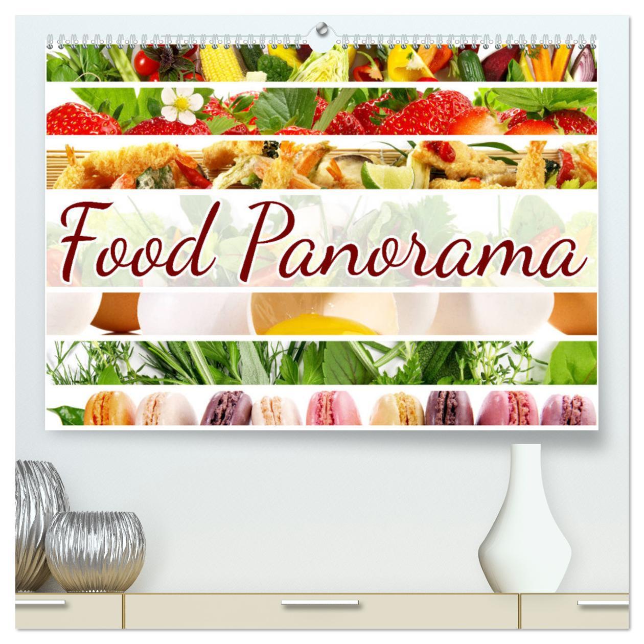 Cover: 9783435209255 | Food Panorama - Küchenkalender 2025 (hochwertiger Premium...