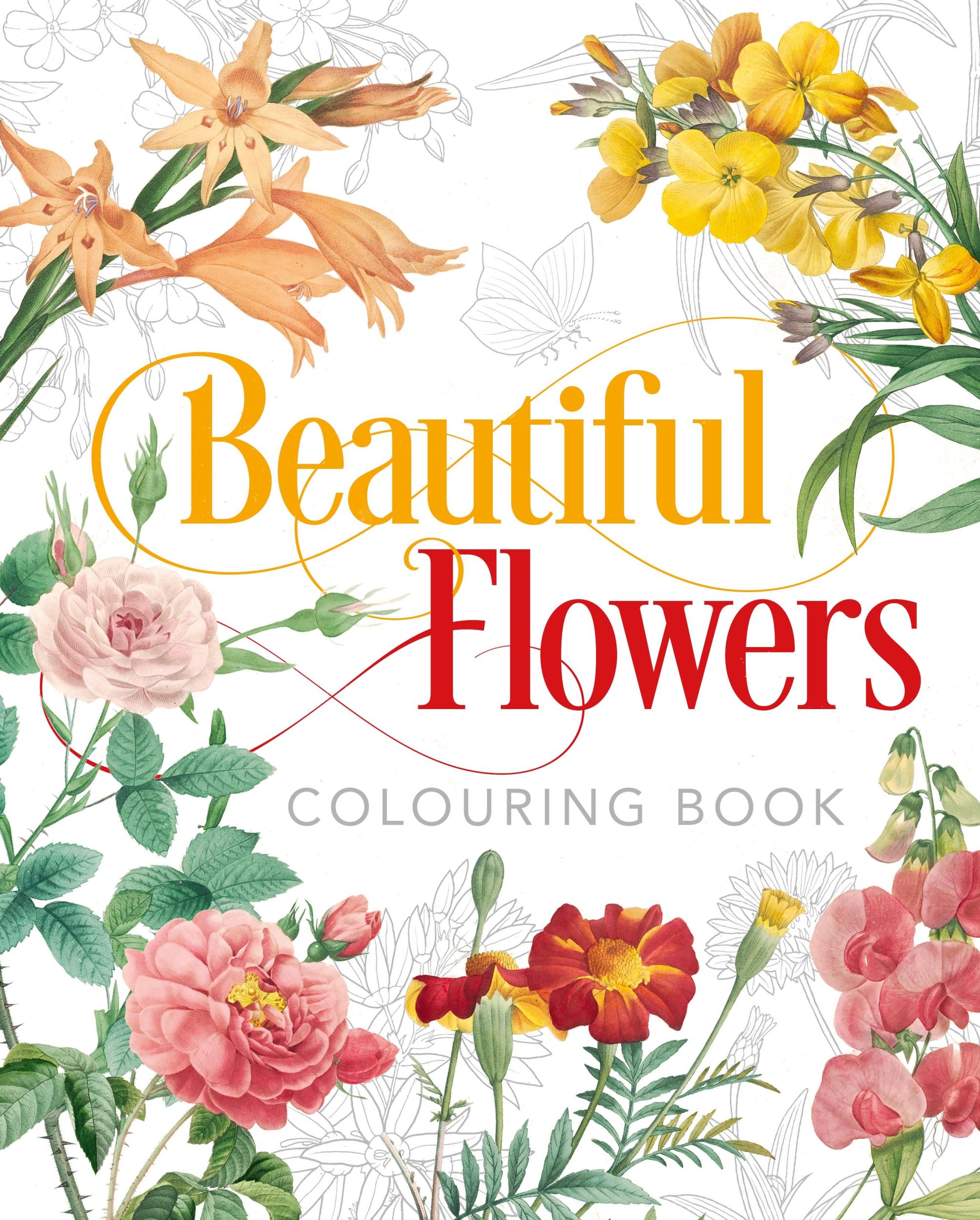 Cover: 9781838576028 | Gray, P: Beautiful Flowers Colouring Book | Peter Gray | Taschenbuch