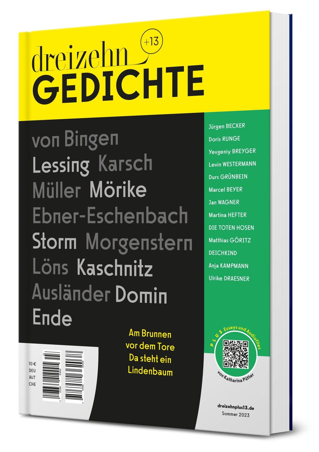 Cover: 9783982362038 | dreizehn +13 Gedichte | Oliver Wurm (u. a.) | Taschenbuch | 148 S.