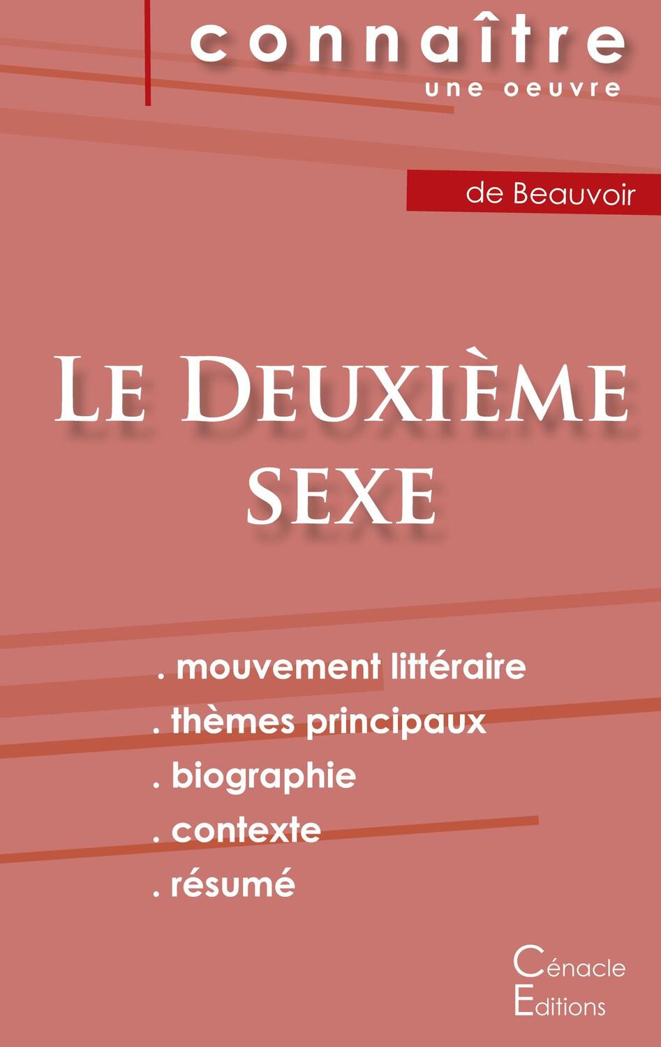 Cover: 9782759304493 | Fiche de lecture Le Deuxième sexe (tome 1) de Simone de Beauvoir...