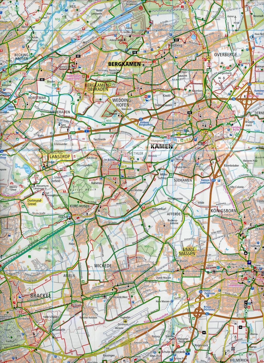 Bild: 9783747302446 | Ruhrgebiet Ost, Dortmund, Bochum - Unna 1:50 000 | (Land-)Karte | 2018