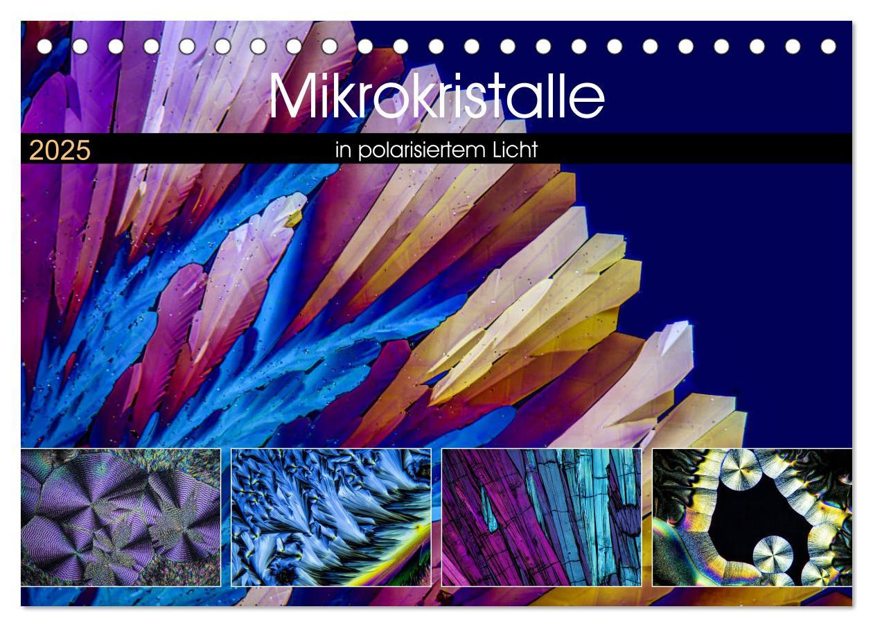 Cover: 9783435612277 | Mikrokristalle in polarisiertem Licht (Tischkalender 2025 DIN A5...