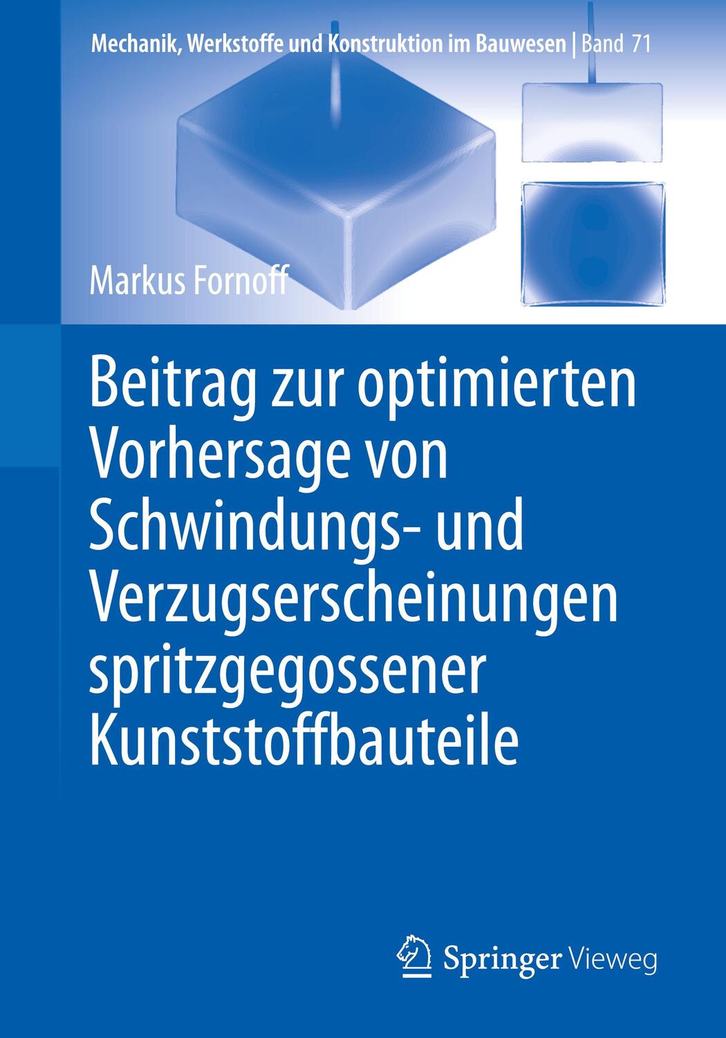 Cover: 9783658434588 | Beitrag zur optimierten Vorhersage von Schwindungs- und...