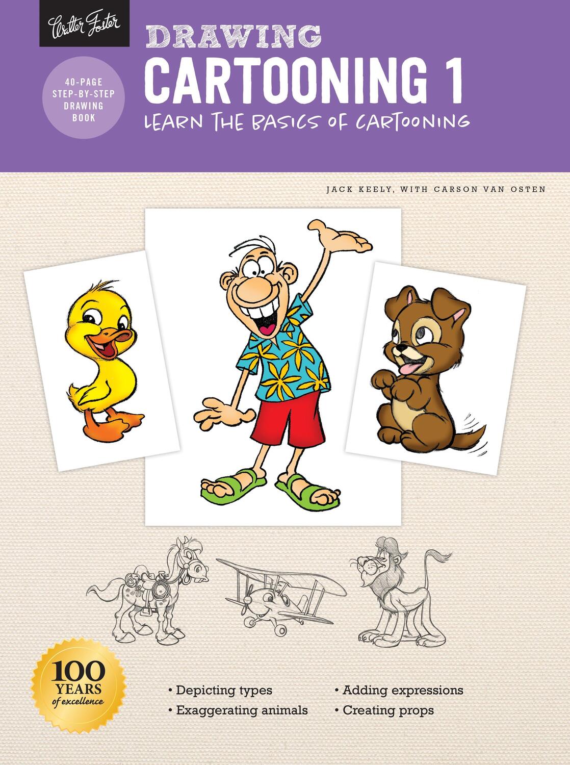 Cover: 9781633227811 | Drawing: Cartooning 1 | Learn the basics of cartooning | Keely (u. a.)