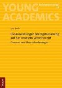 Cover: 9783689001650 | Die Auswirkungen der Digitalisierung auf das deutsche Arbeitsrecht