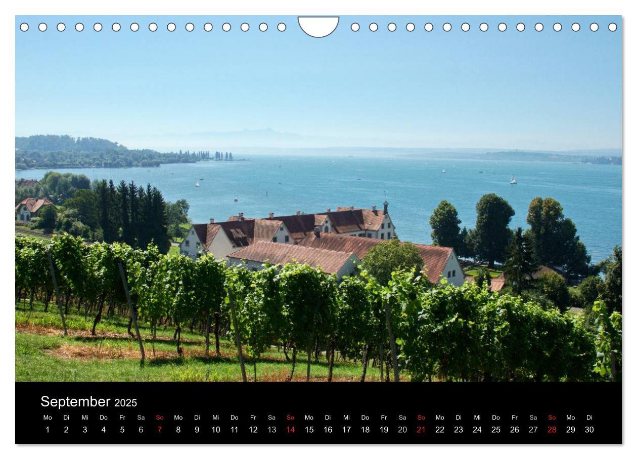 Bild: 9783435792153 | Ein Jahr am BODENSEE (Wandkalender 2025 DIN A4 quer), CALVENDO...