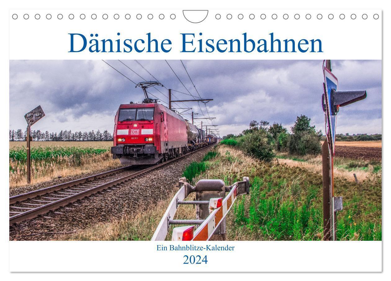 Cover: 9783675788329 | Dänische Eisenbahnen (Wandkalender 2024 DIN A4 quer), CALVENDO...