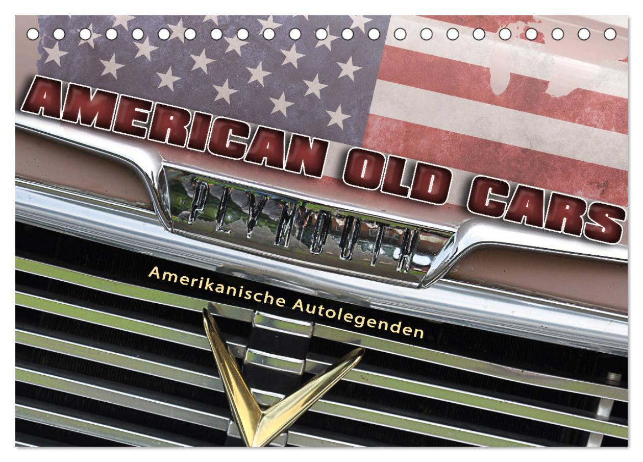 Cover: 9783435446964 | American Old Cars - Amerikanische Autolegenden (Tischkalender 2025...