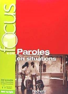 Cover: 9782014016000 | Paroles en situations - Livre + CD (A1-B2) | Guimbretiere (u. a.)