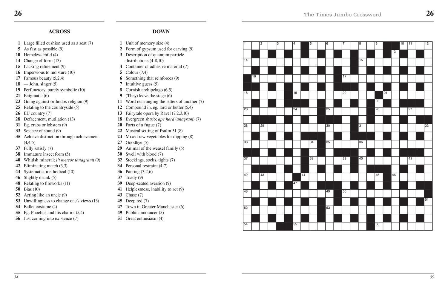 Bild: 9780008538019 | The Times 2 Jumbo Crossword Book 18 | The Times Mind Games (u. a.)