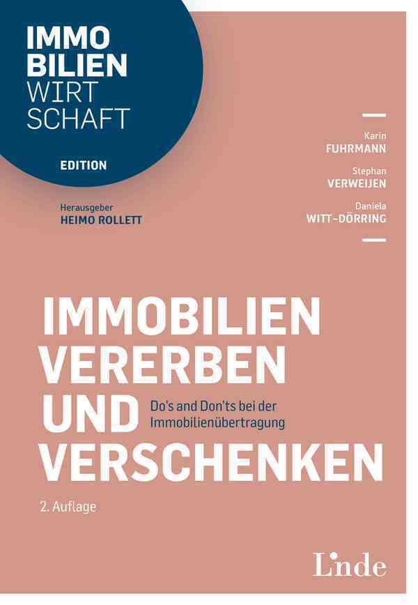 Cover: 9783707340457 | Immobilien vererben und verschenken | Karin Fuhrmann (u. a.) | Buch