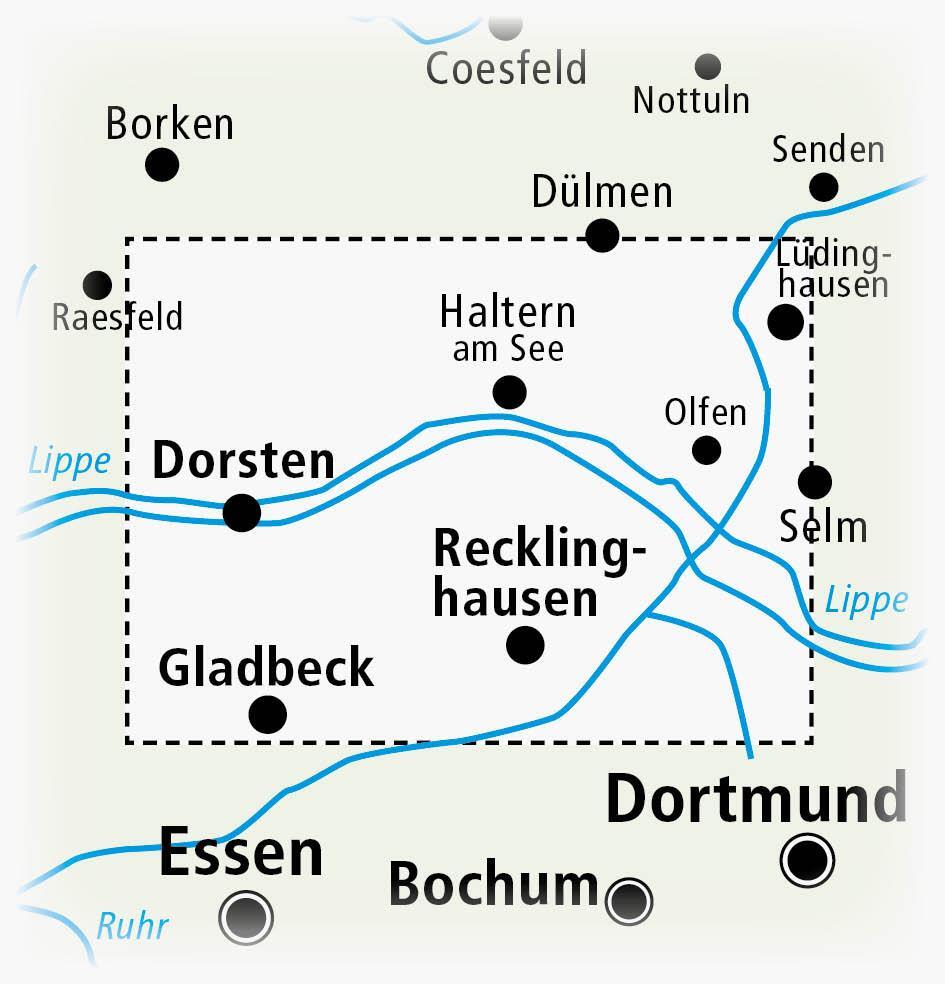 Bild: 9783747302729 | Recklinghausen - Halterner Stausee - Südliches Münsterland 1:50 000