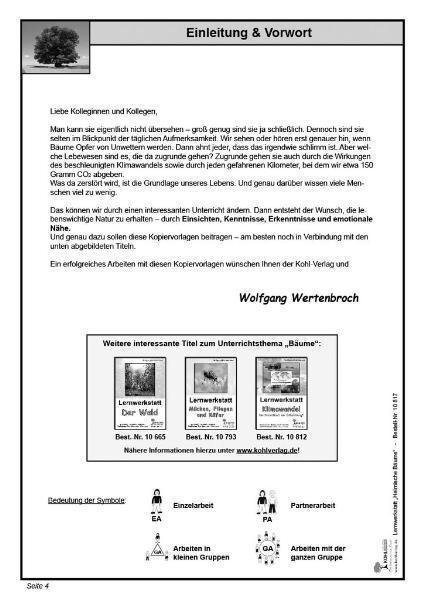 Bild: 9783866328174 | Lernwerkstatt Heimische Bäume | Wolfgang Wertenbroch | Taschenbuch