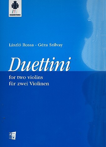 Cover: 9790550111011 | Duettini for two violins | László Rossa | Buch | 2017