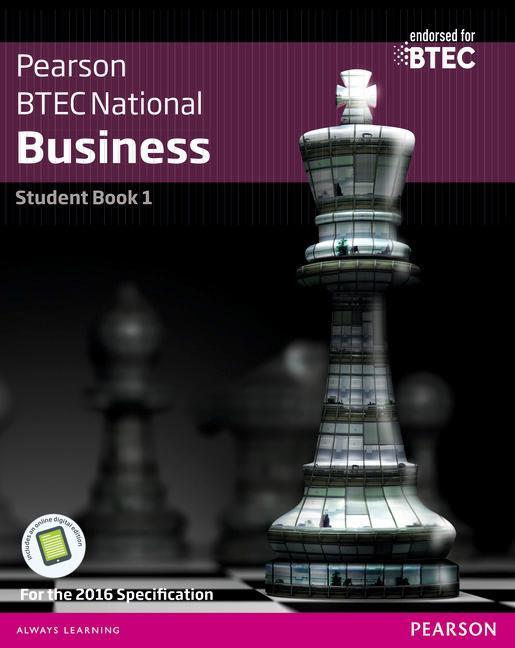 Cover: 9781292126241 | BTEC Nationals Business Student Book 1 + Activebook | Taschenbuch