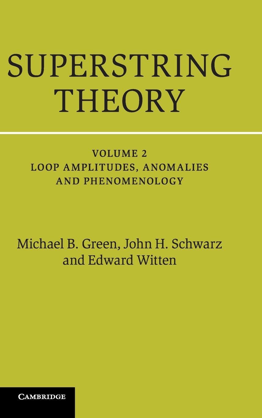 Cover: 9781107029132 | Superstring Theory | Edward Witten | Buch | Englisch | 2015