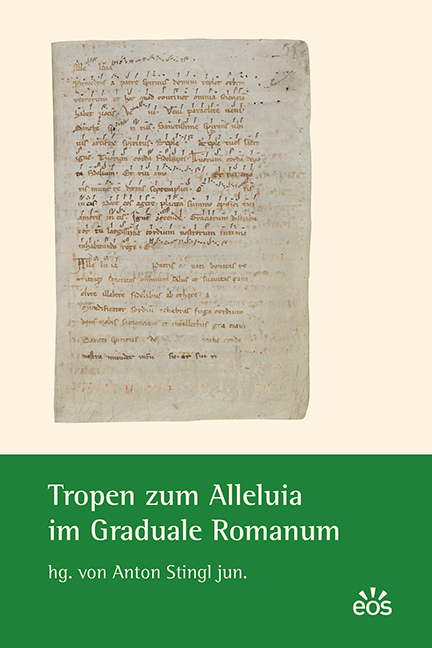 Cover: 9783830680109 | Tropen zum Alleluja im Graduale Romanum | Anton Stingl | Buch | 152 S.