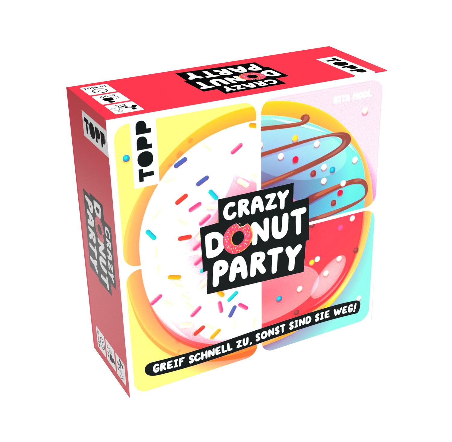 Cover: 4007742182717 | Crazy Donut Party. Greif schnell zu, sonst sind sie weg! | Rita Modl