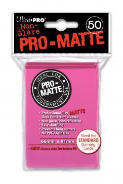 Cover: 74427841478 | Bright Pink Pro-Matte Sleeves (50) | Ultra Pro Neu | EAN 74427841478
