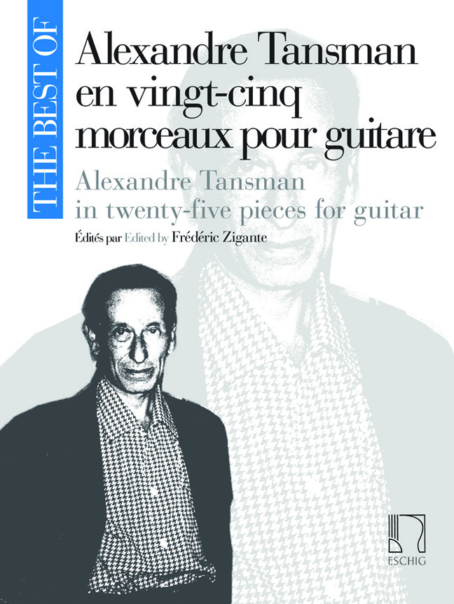 Cover: 9790045045449 | The Best of Alexandre Tansman | en vingt-cinq morceaux pour guitare