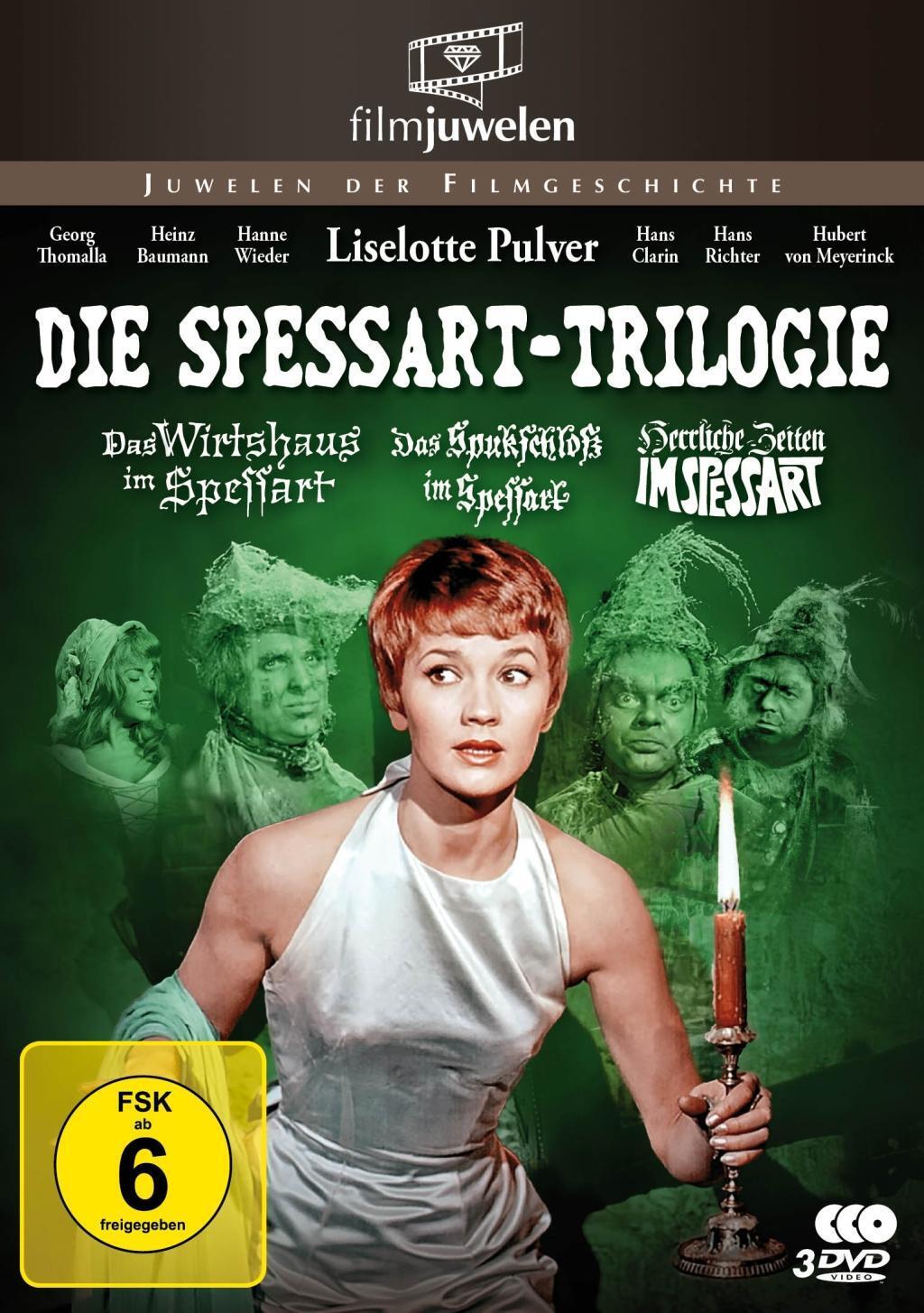 Cover: 4042564190038 | Die Spessart-Trilogie: Alle 3 Spessart-Komödien mit Lilo Pulver | DVD