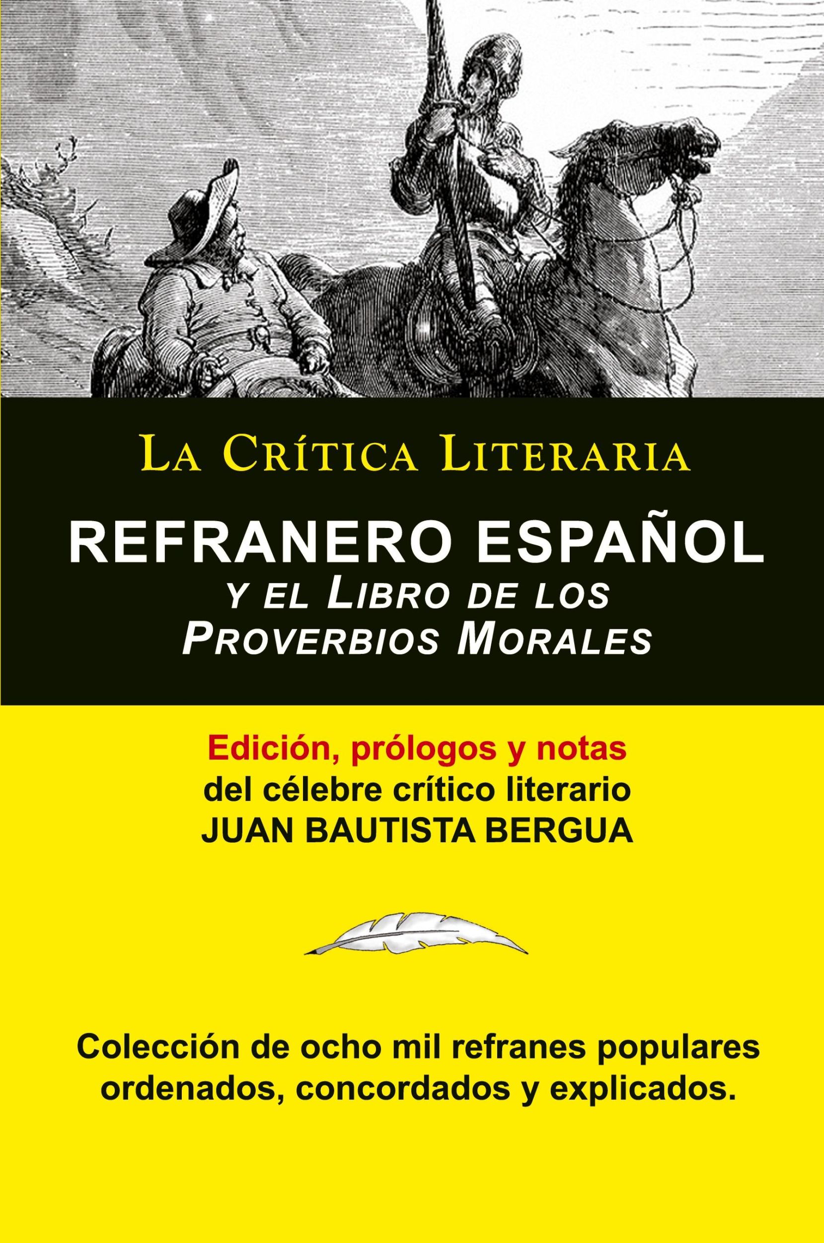 Cover: 9788470839696 | Refranero Español, Juan Bautista Bergua; Colección La Crítica...