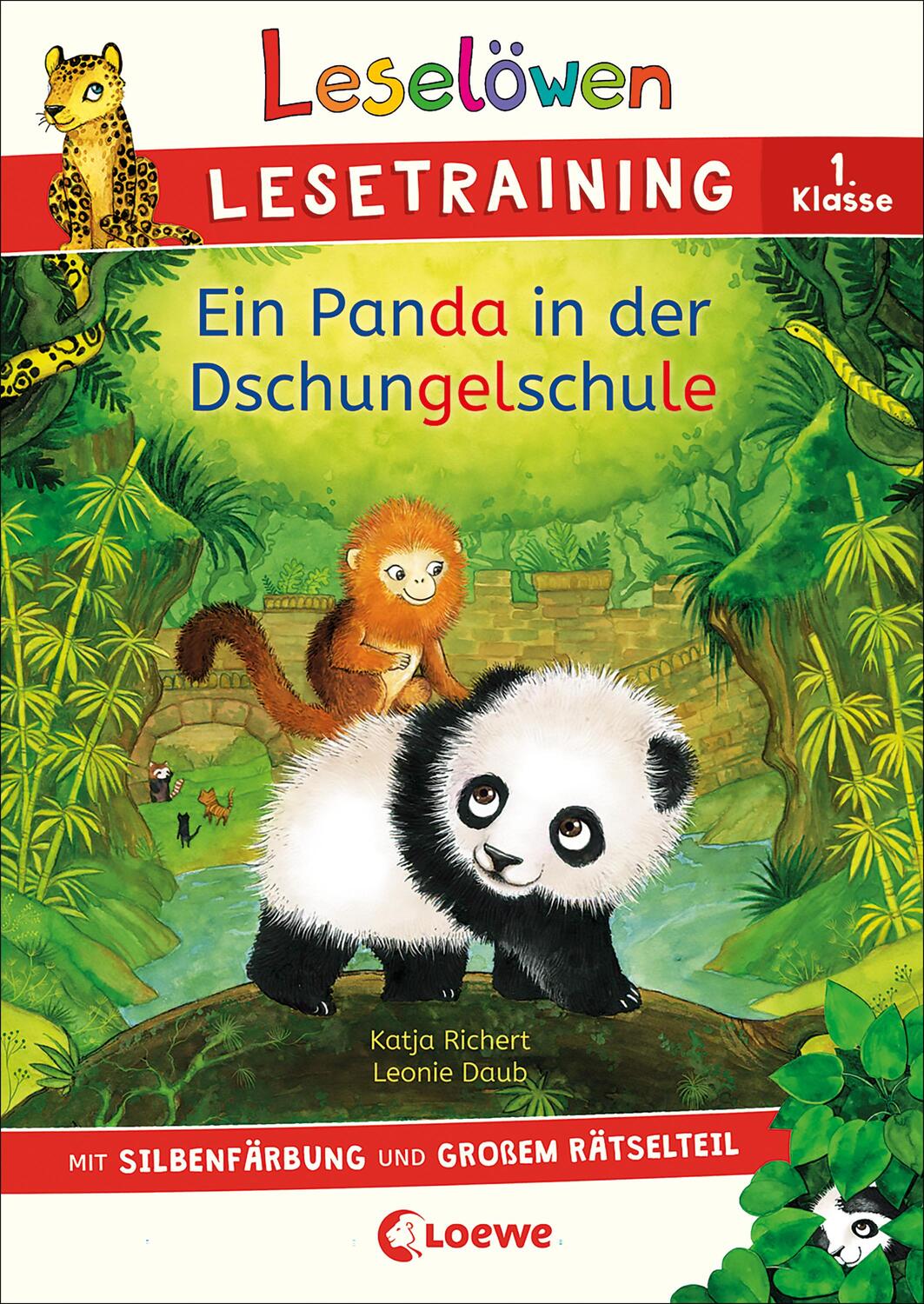 Cover: 9783743210592 | Leselöwen Lesetraining 1. Klasse - Ein Panda in der Dschungelschule
