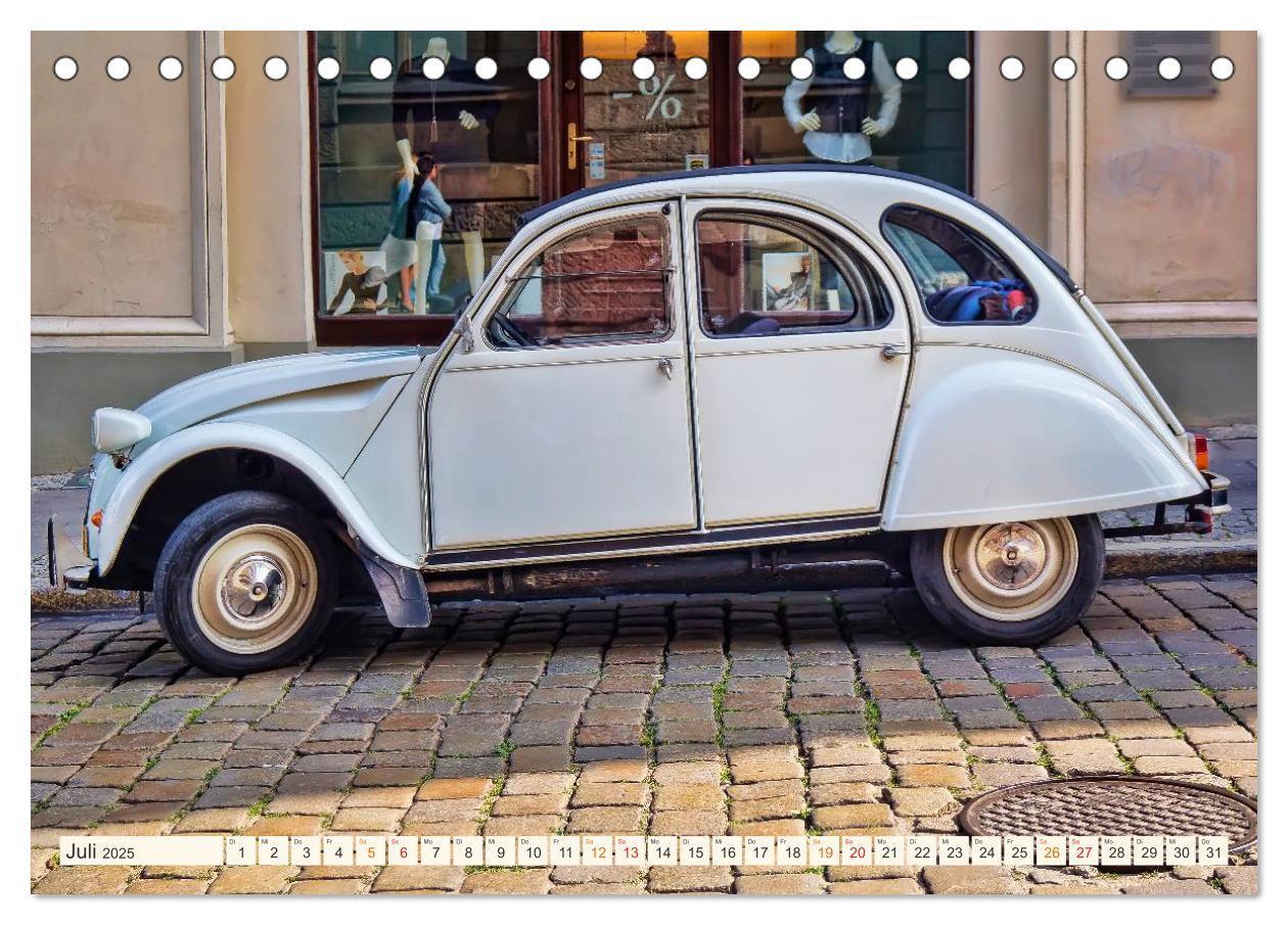 Bild: 9783435470013 | Citroën 2CV - geliebte Ente (Tischkalender 2025 DIN A5 quer),...