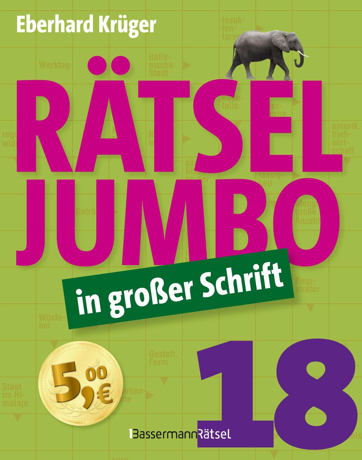 Cover: 9783809448594 | Rätseljumbo in großer Schrift 18 | Eberhard Krüger | Taschenbuch