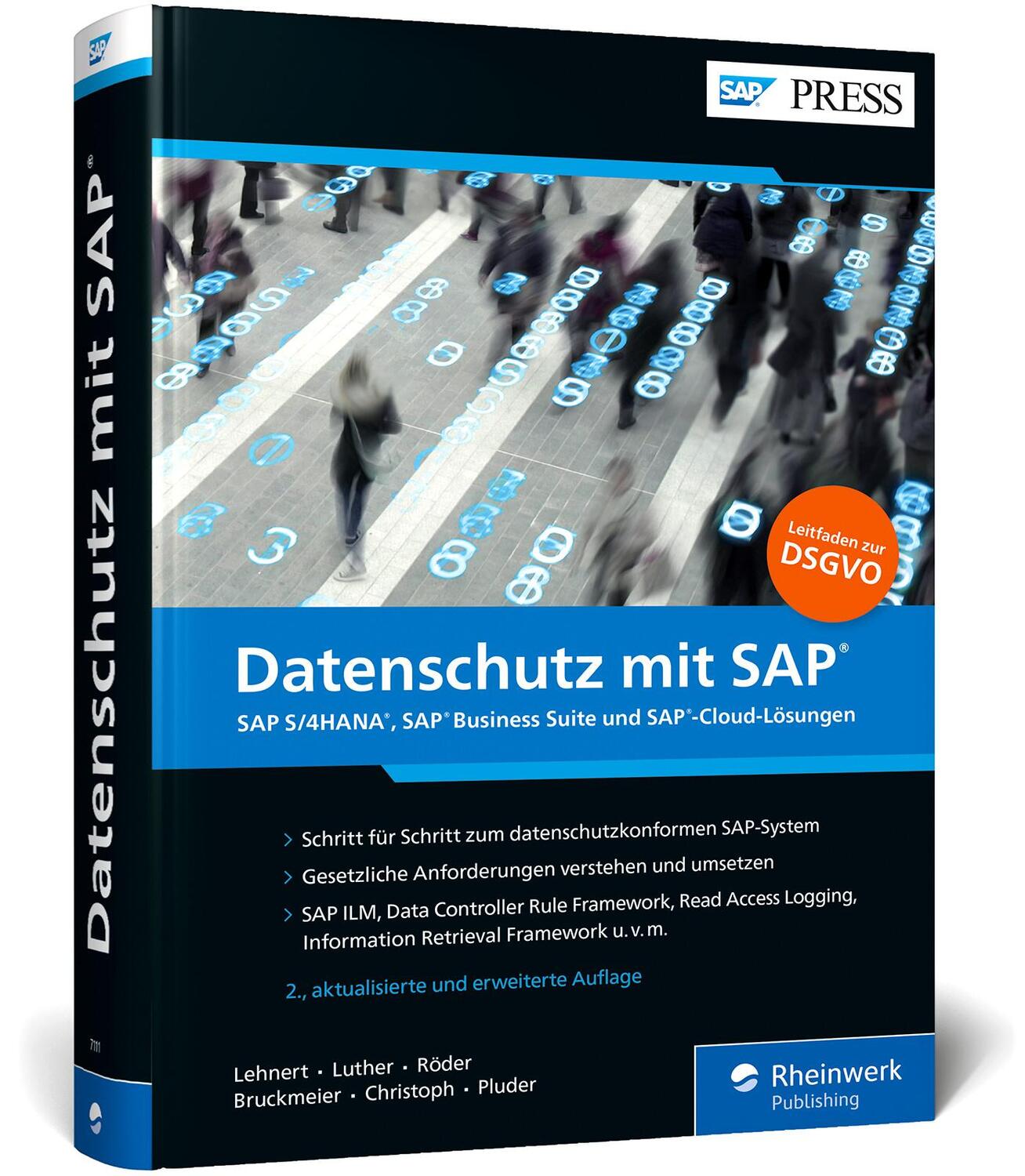 Cover: 9783836271110 | Datenschutz mit SAP | Volker Lehnert (u. a.) | Buch | SAP Press | 2020