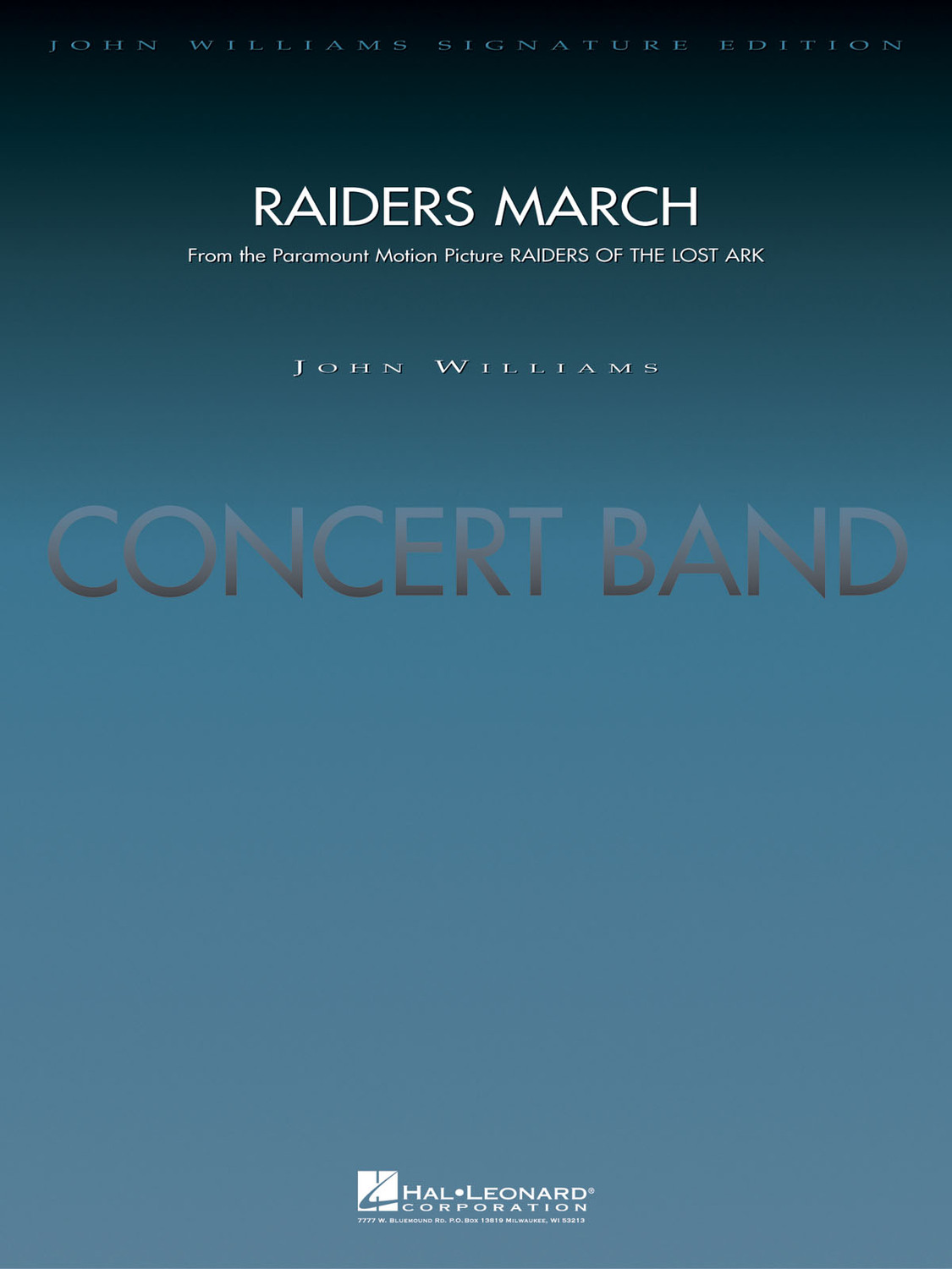 Cover: 73999048810 | Raiders March - Deluxe Score | John Williams | Partitur | 2009