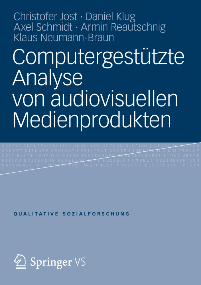 Cover: 9783531194585 | Computergestützte Analyse von audiovisuellen Medienprodukten | Buch