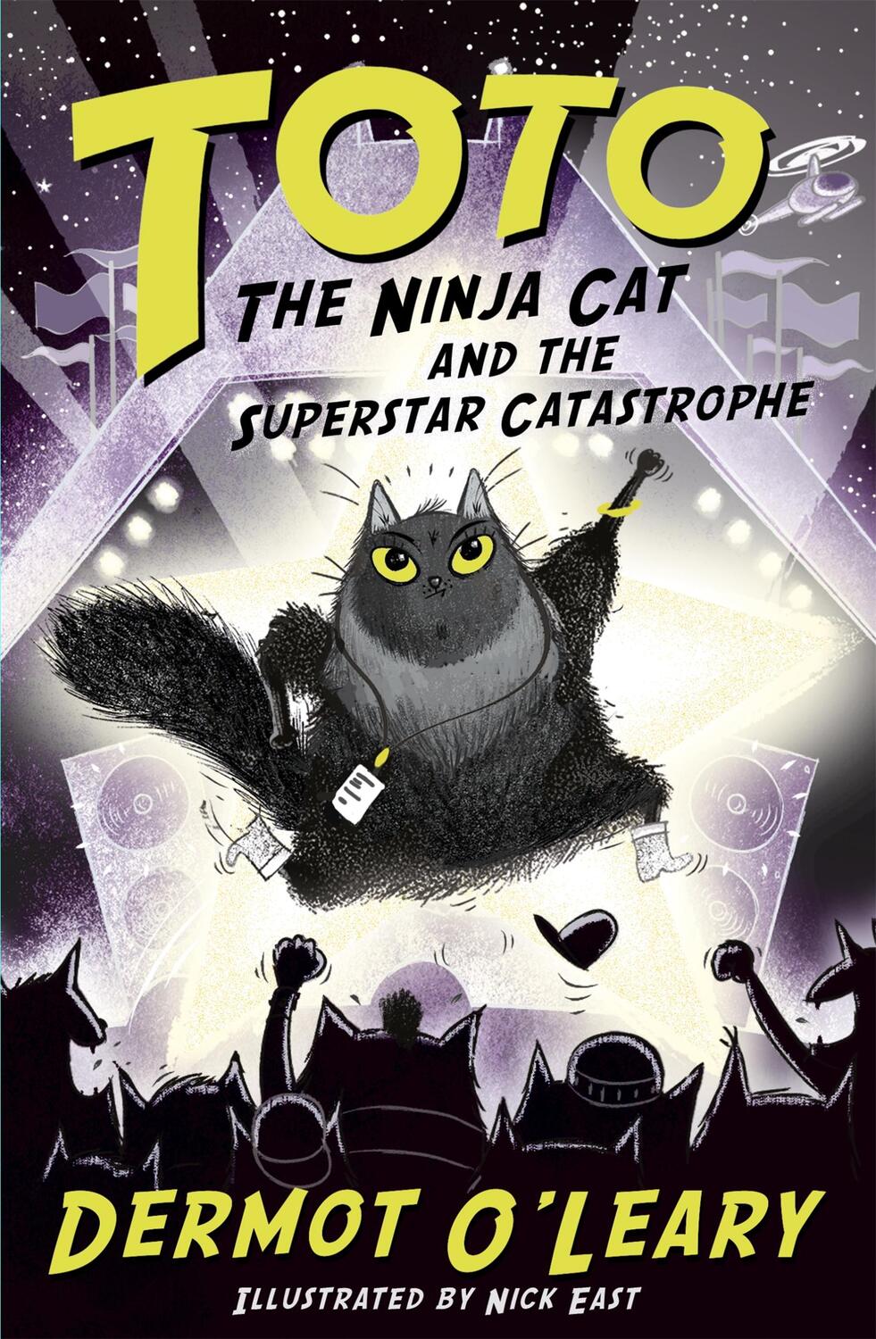 Cover: 9781444952063 | Toto the Ninja Cat and the Superstar Catastrophe | Book 3 | O'Leary