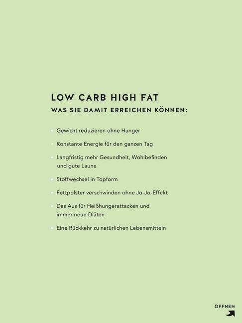 Bild: 9783833866531 | Low Carb High Fat für Einsteiger | Jürgen Vormann (u. a.) | Buch