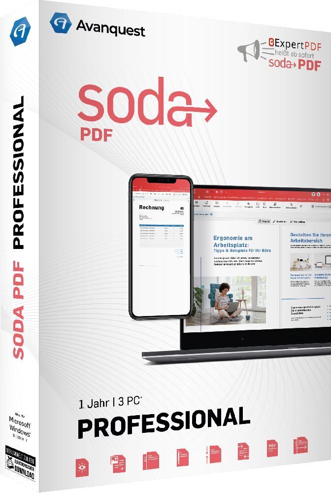 Cover: 4023126124739 | Soda PDF Professional, Code in a Box | Stück | Deutsch | 2023
