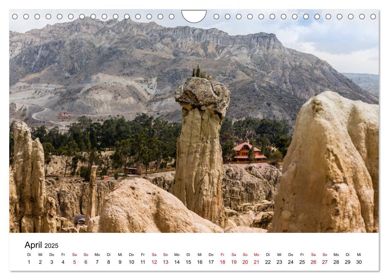 Bild: 9783435387892 | Bolivien - Einzigartige Landschaft (Wandkalender 2025 DIN A4 quer),...