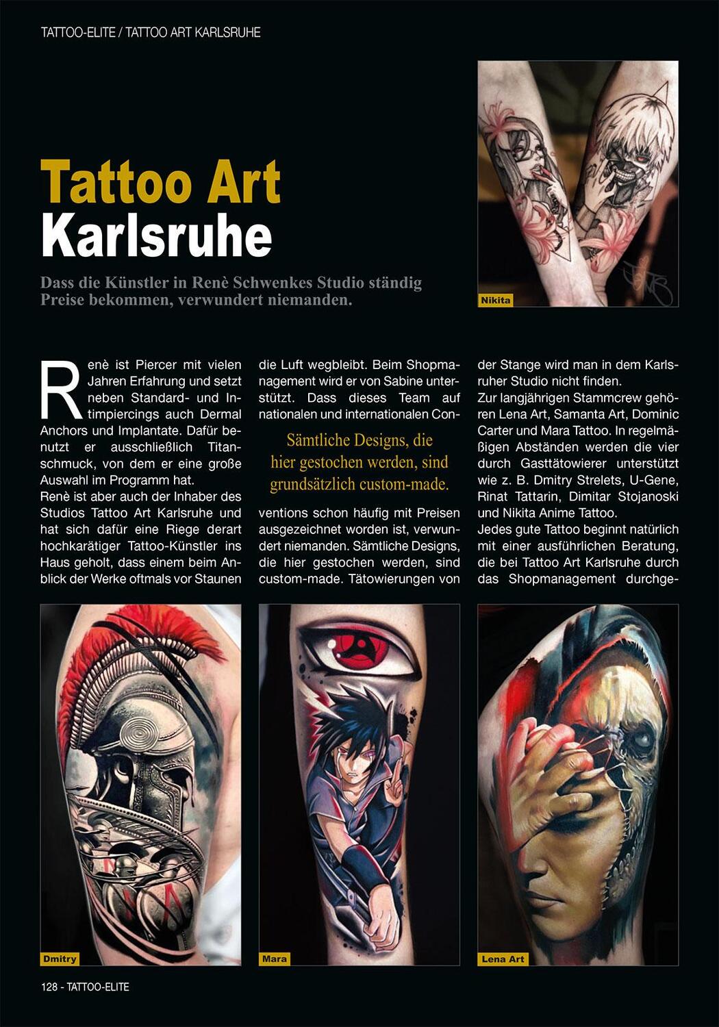 Bild: 9783946386742 | Tattoo Elite 2 | Die besten Tätowierer und Studios in Deutschland