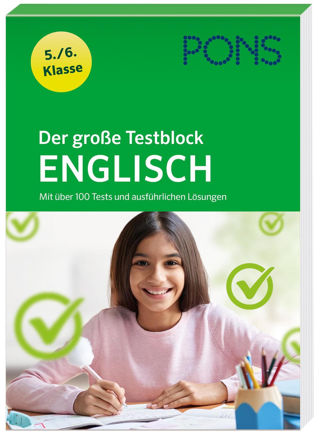 Cover: 9783125626010 | PONS Der große Testblock Englisch 5./6. Klasse | Taschenbuch | 208 S.