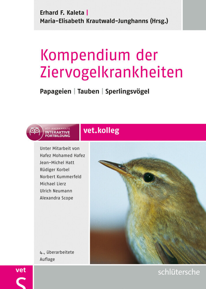 Cover: 9783899930825 | Kompendium der Ziervogelkrankheiten | Erhard F. Kaleta (u. a.) | Buch